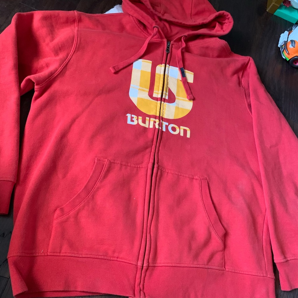 Burton zip up hoodie